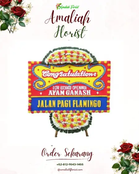 Sewa Papan Bunga Setapuk Besar